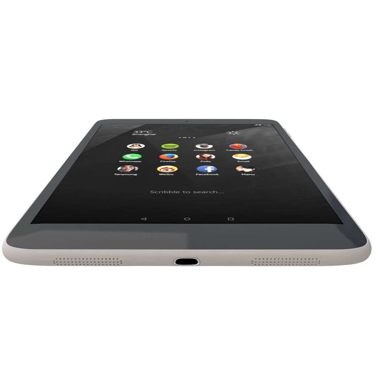 Nokia N1 Natural Aluminum 3D model_8