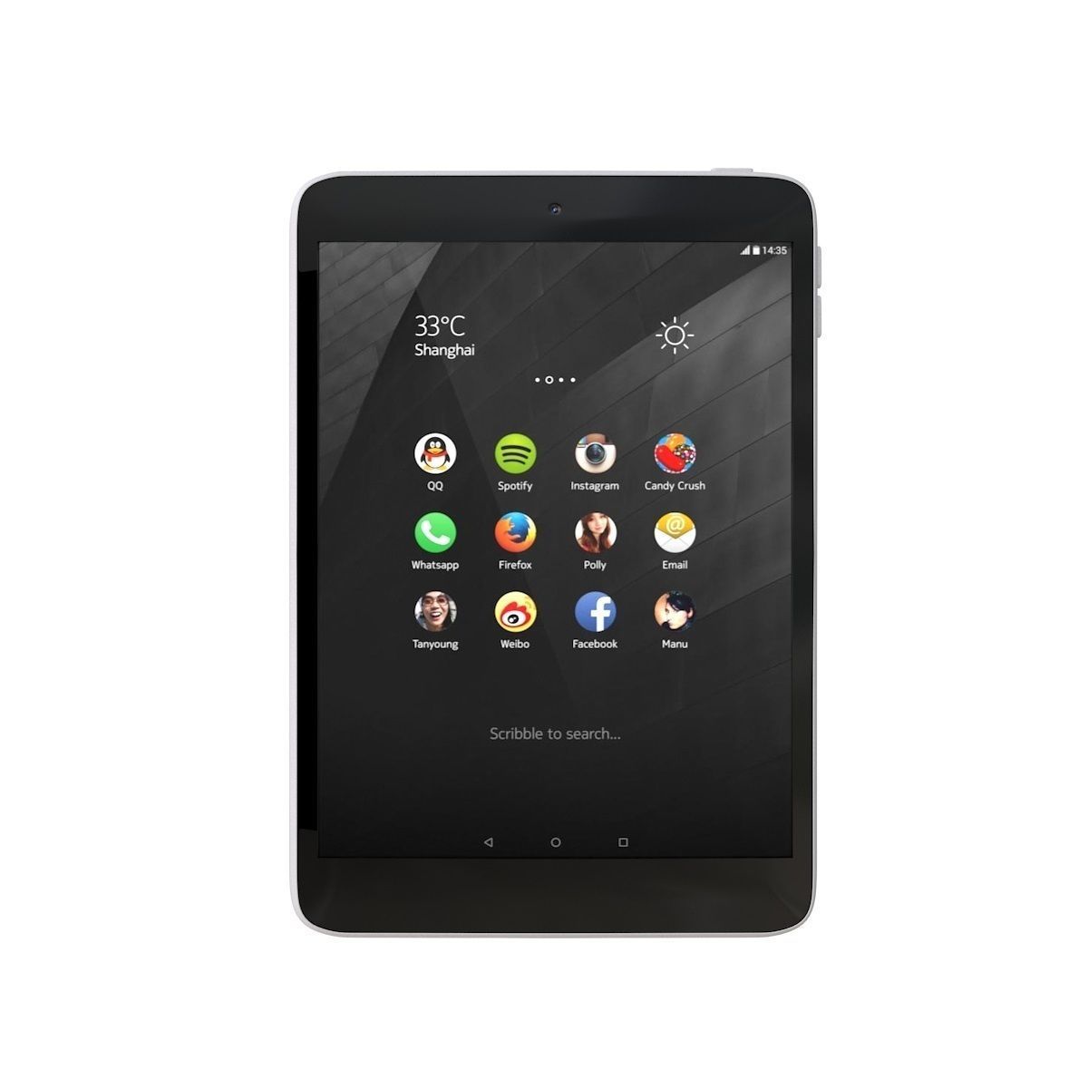 Nokia N1 Natural Aluminum 3D model_3