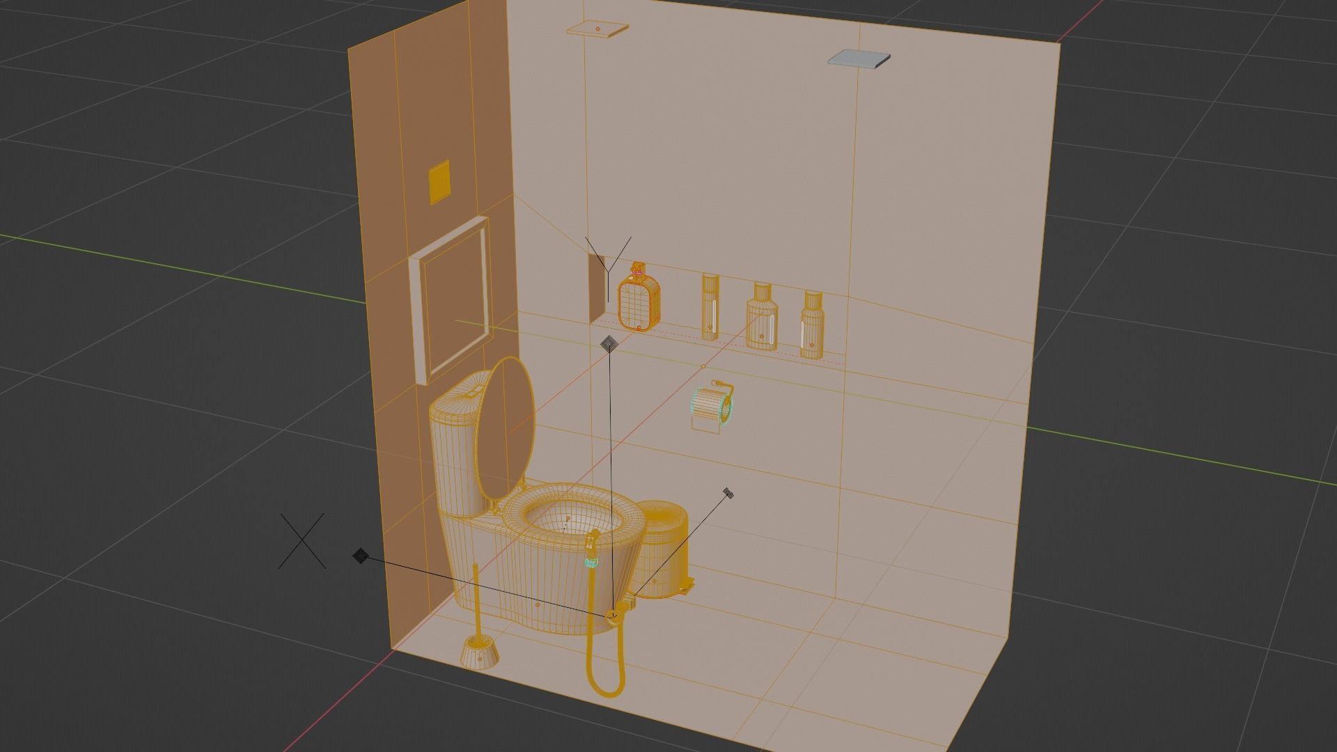 Toilet example Free 3D model_3
