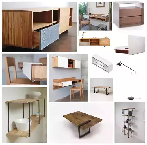 Revit Modern  Furniture  Pack Low-poly 3D model