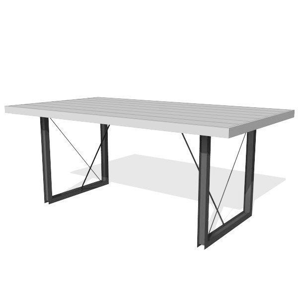 Revit Modern  Furniture  Pack Low-poly 3D model_3