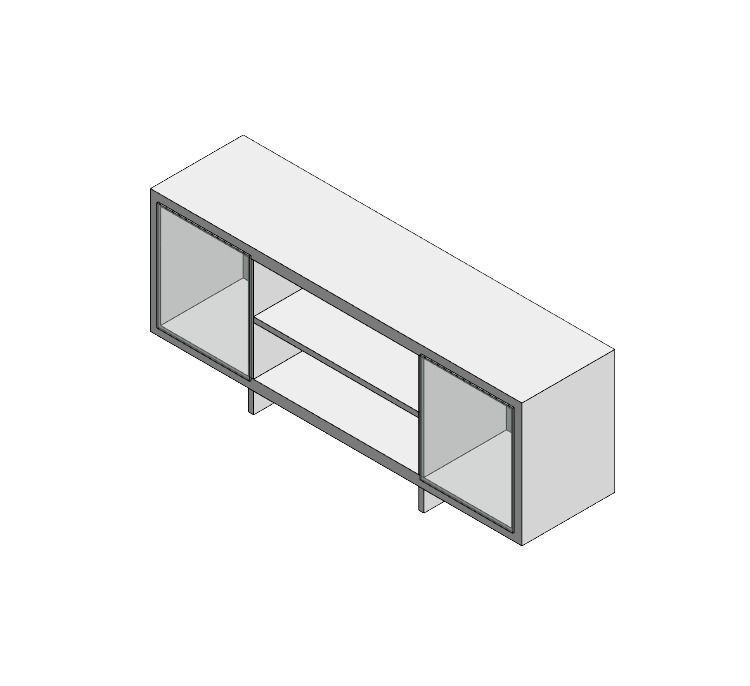 Revit Modern  Furniture  Pack Low-poly 3D model_13