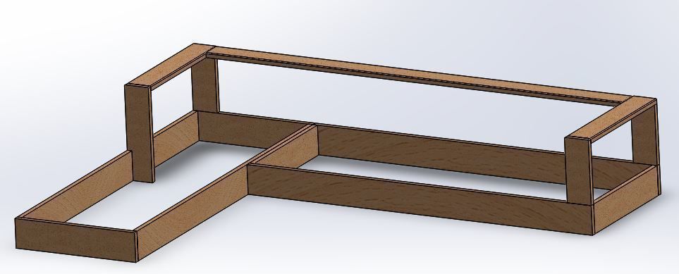 angular sofa with Pittsburgh style 3D model_3