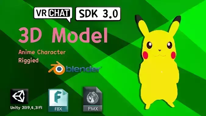 pokemon character - pikachu