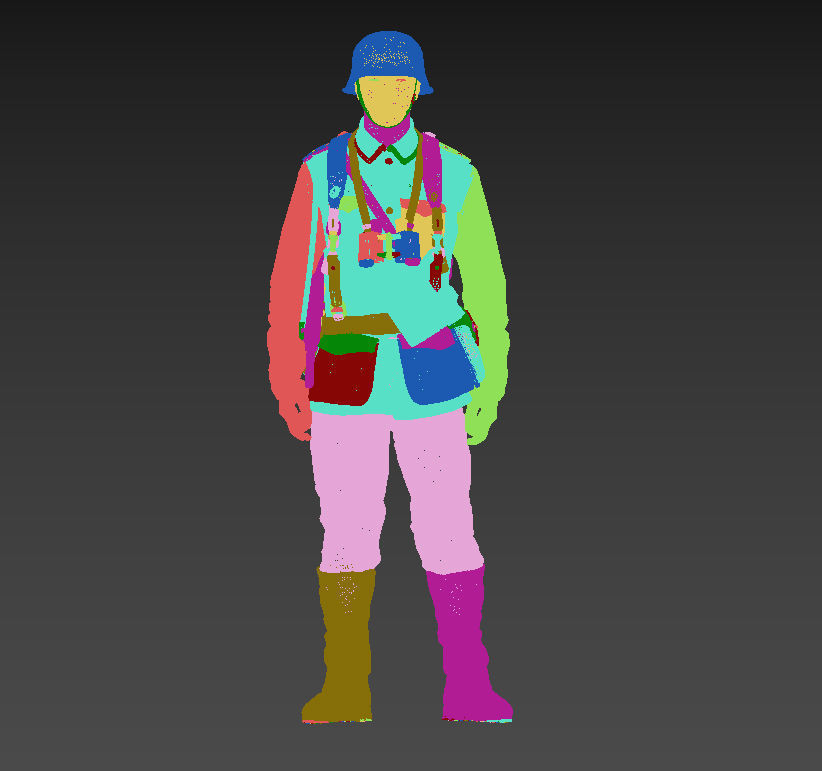 German officer 3D print model_11