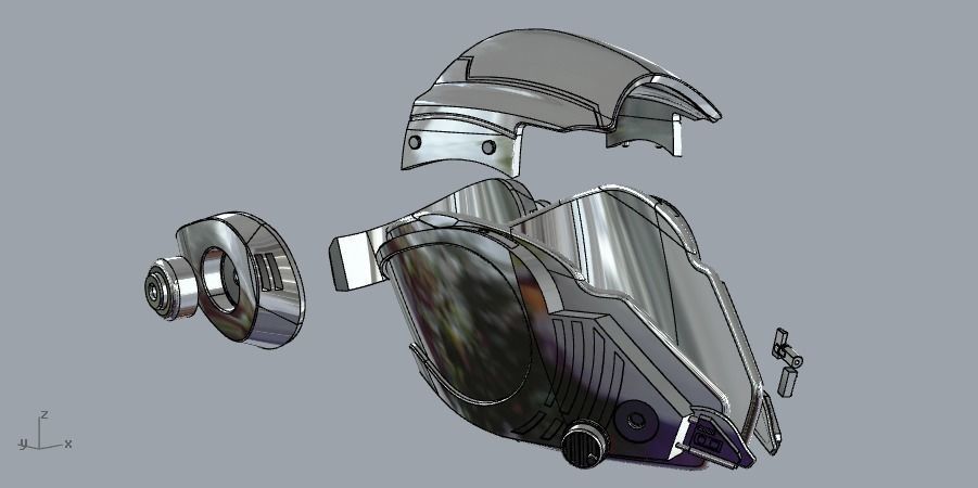 Jedi Training helmet from Rise of Skywalker 3D print model_4