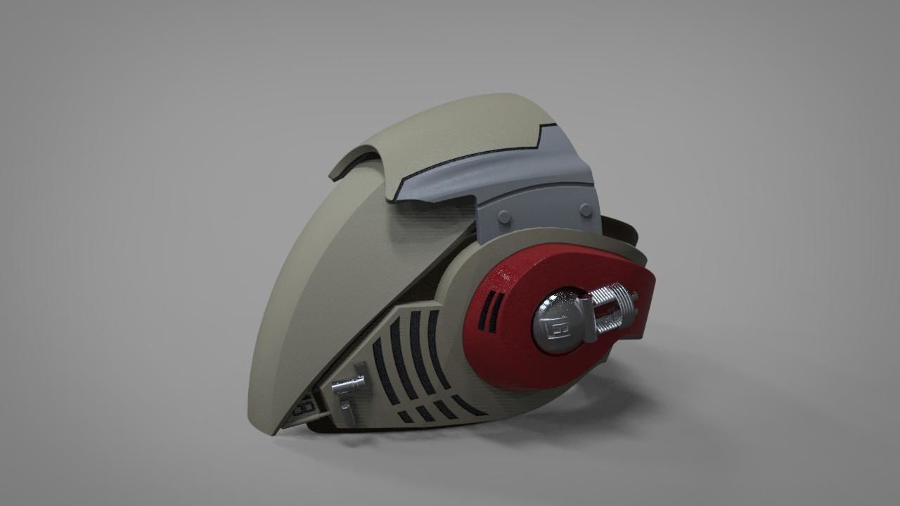 Jedi Training helmet from Rise of Skywalker 3D print model_2