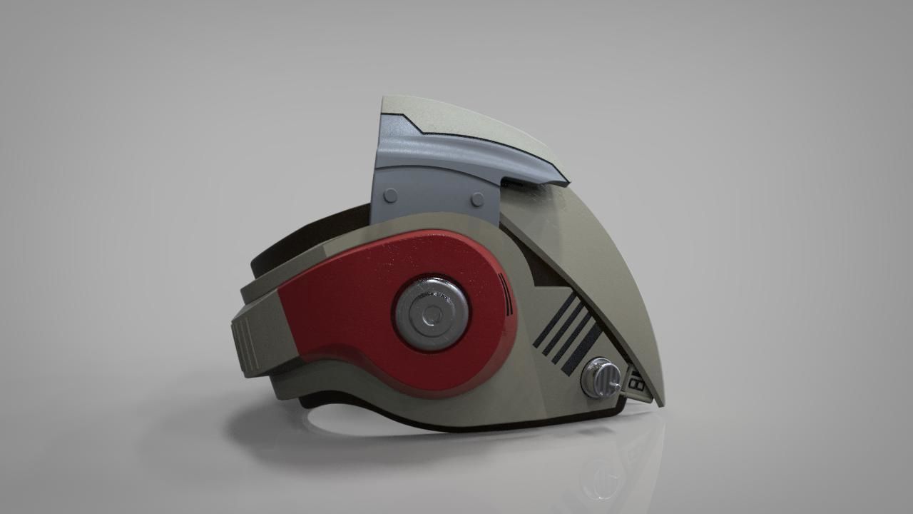 Jedi Training helmet from Rise of Skywalker 3D print model_1