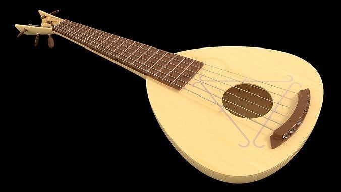 Stringed instrument 3D model