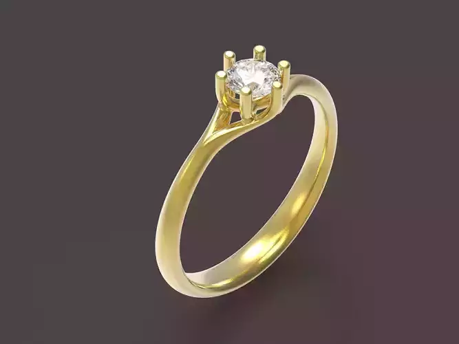 Narcissus engagment ring