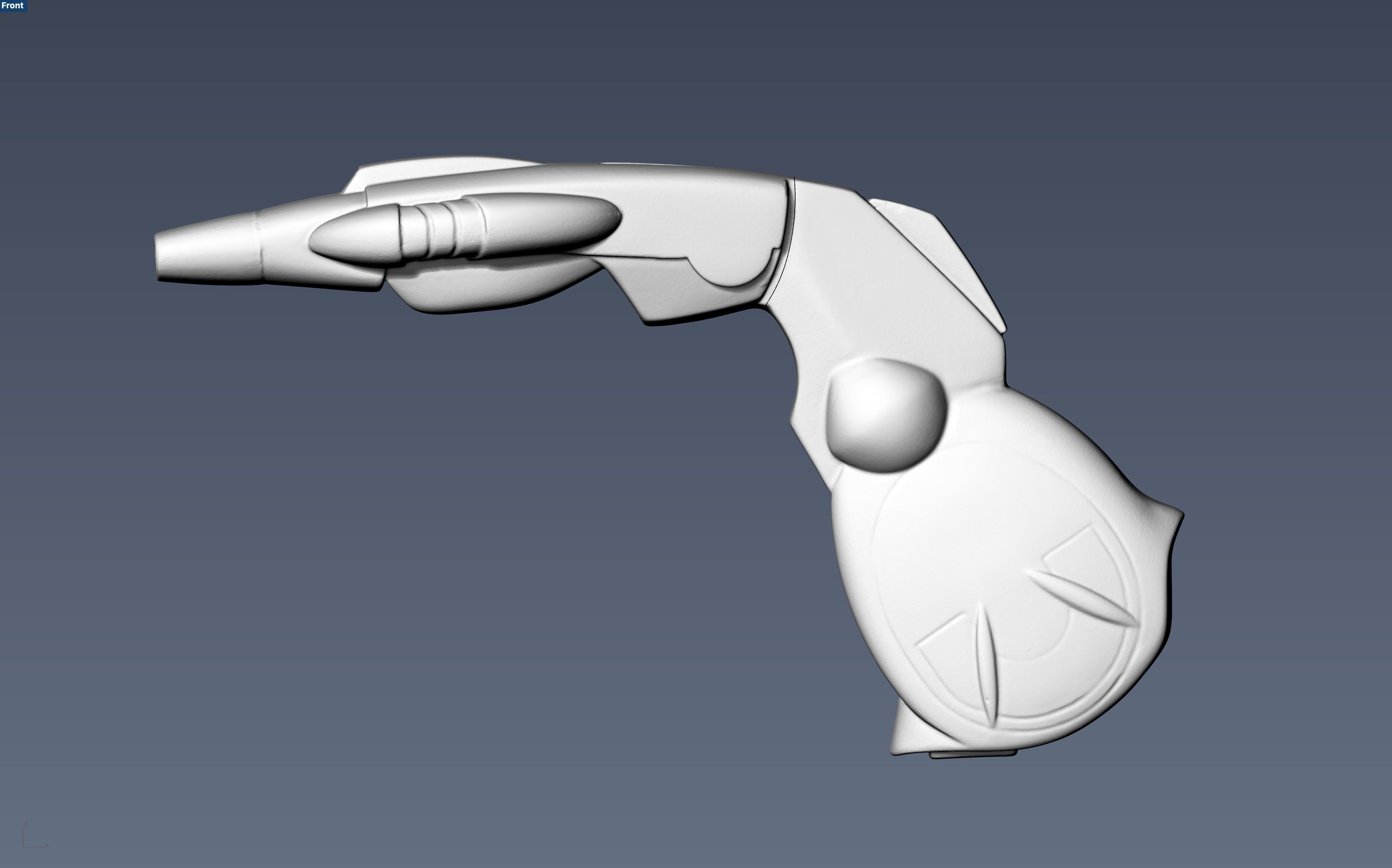 Star Trek Vulcan - Ferengi hand Phaser 3D print model_2