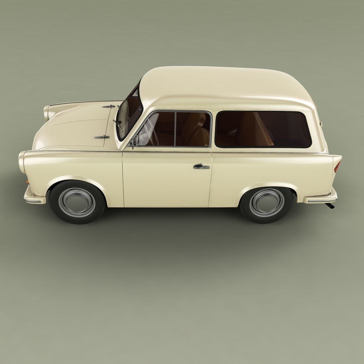 Trabant P50 Kombi 3D model_6