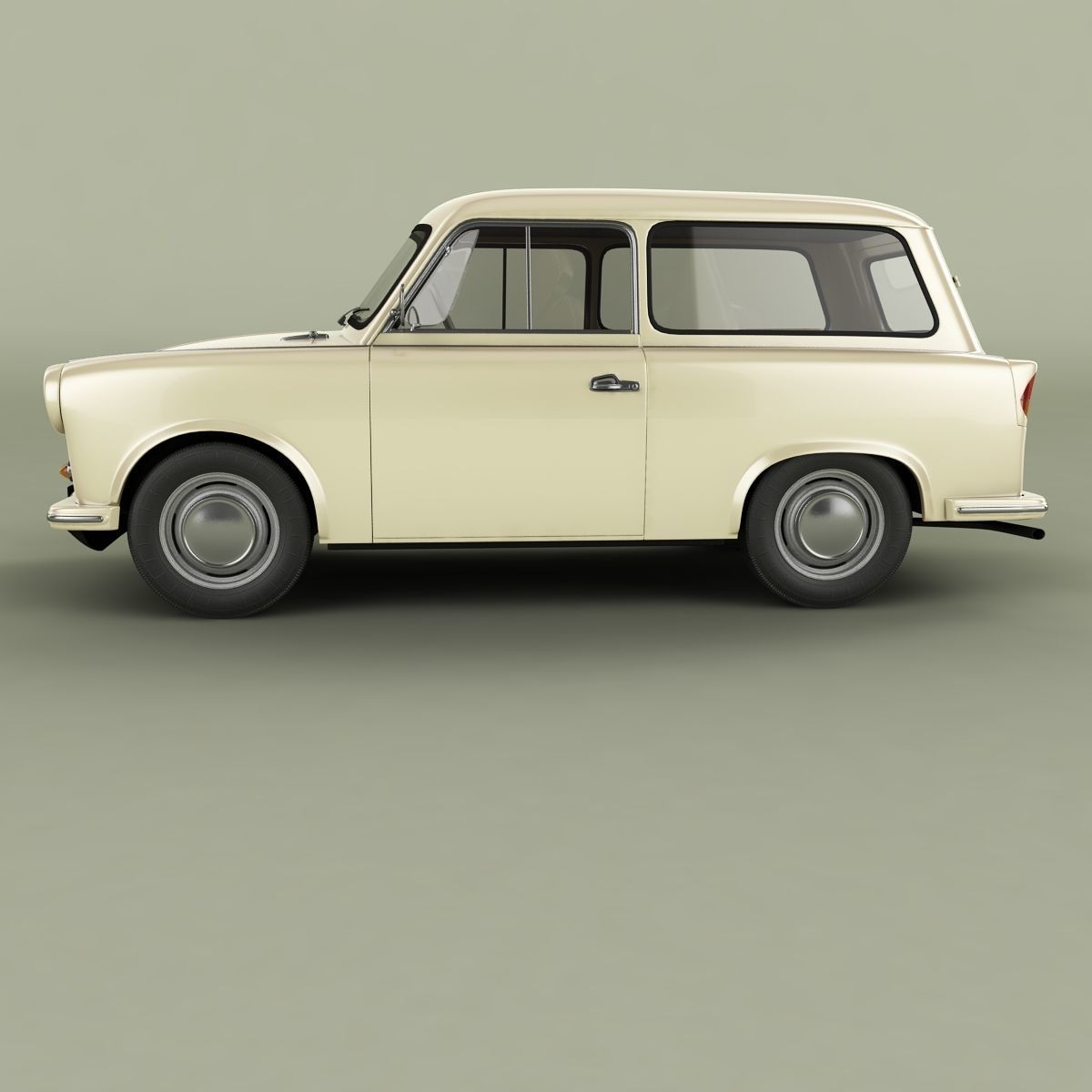 Trabant P50 Kombi 3D model_1