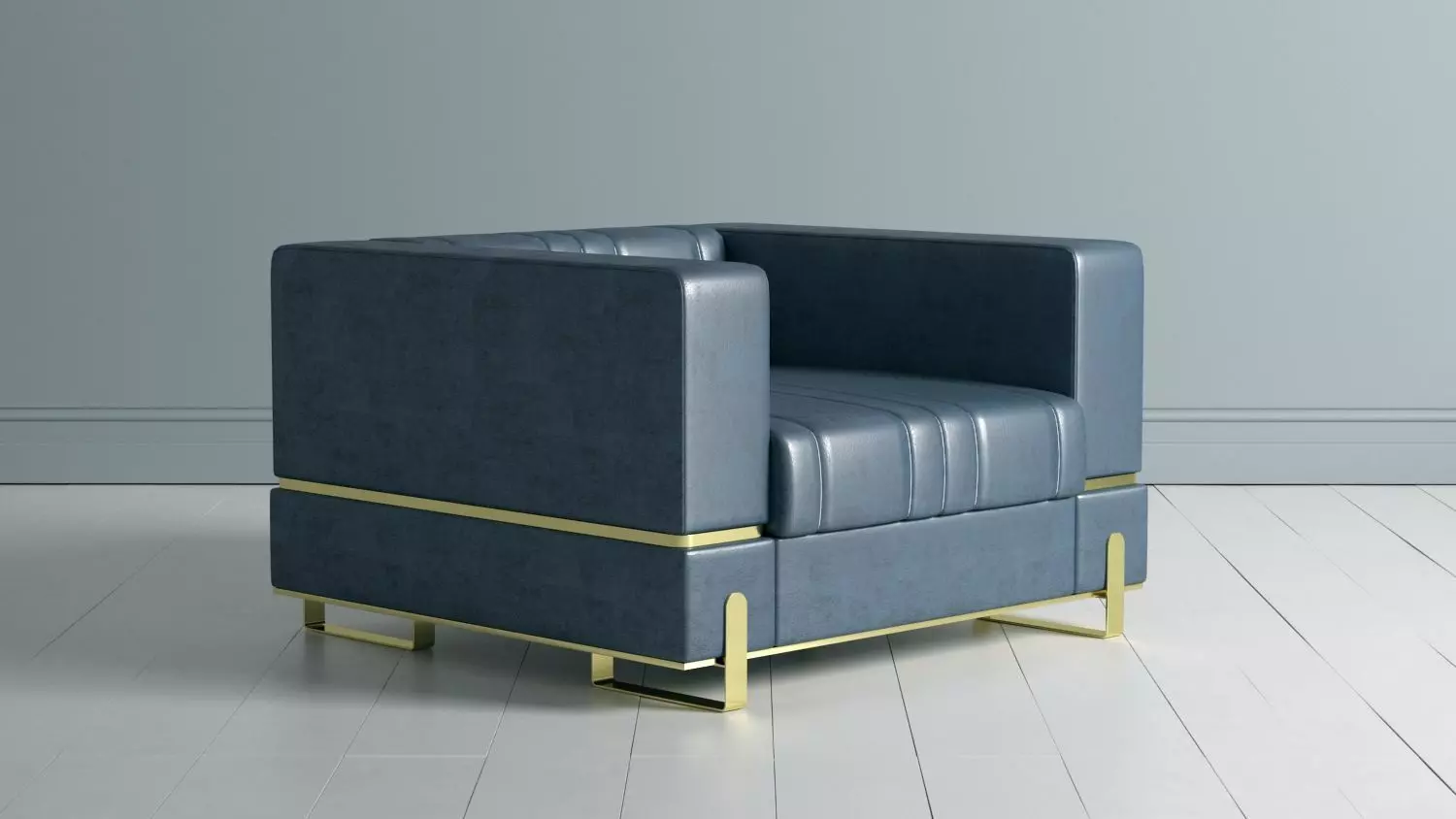 Boatto Martino Single Sofa 3D model_0