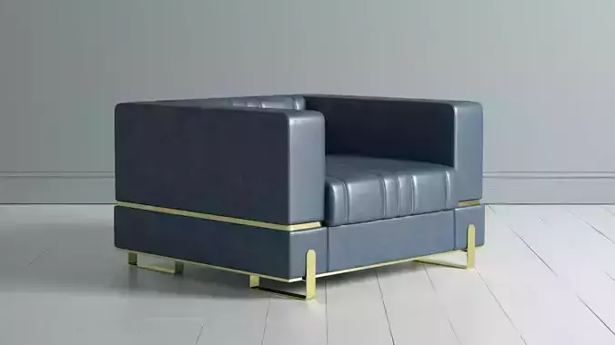 Boatto Martino Single Sofa 3D model