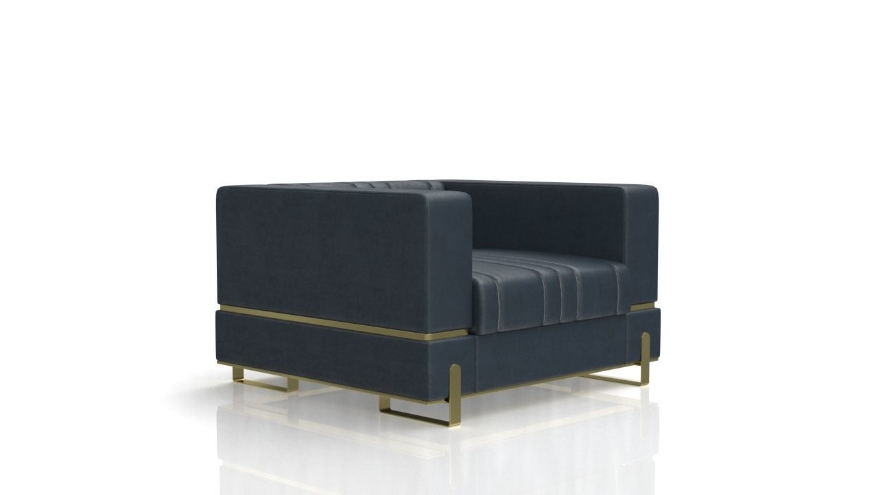 Boatto Martino Single Sofa 3D model_6