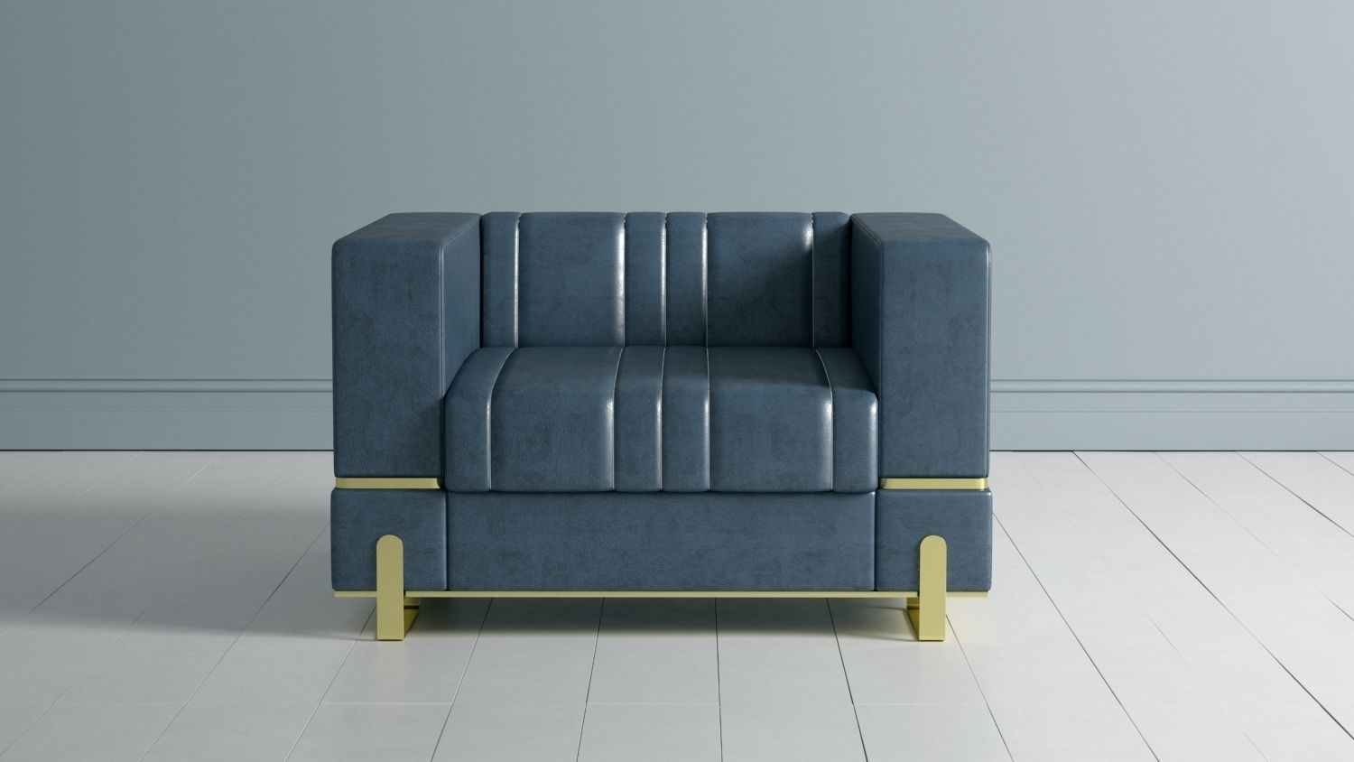 Boatto Martino Single Sofa 3D model_1