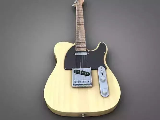 Fender Telecaster Free 3D model