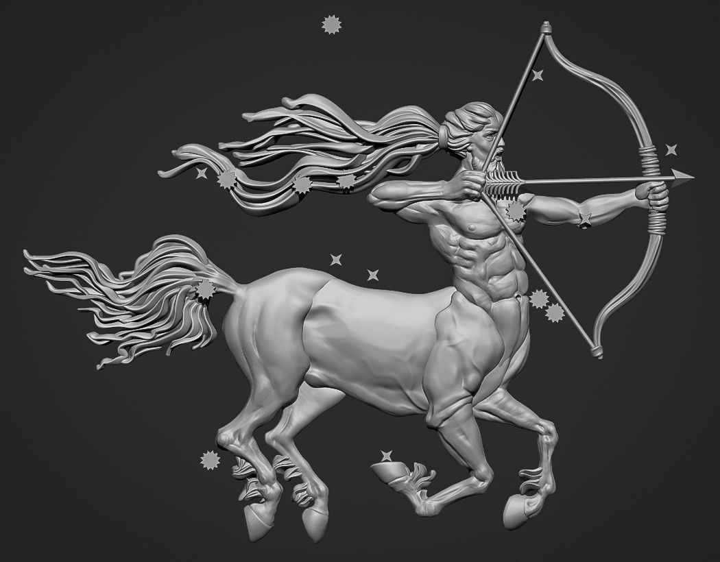 Centaur constellation 3D print model_1