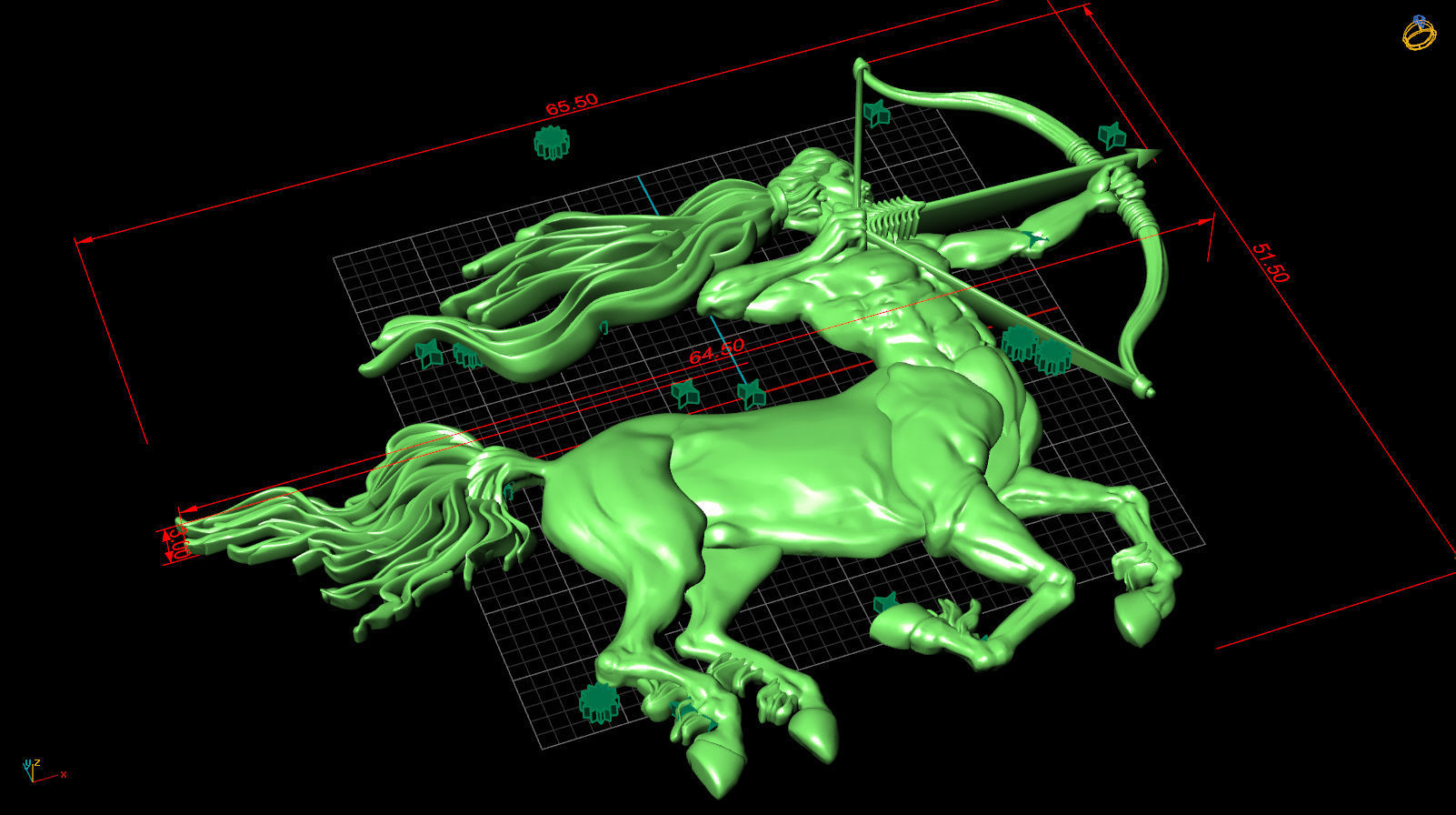 Centaur constellation 3D print model_4