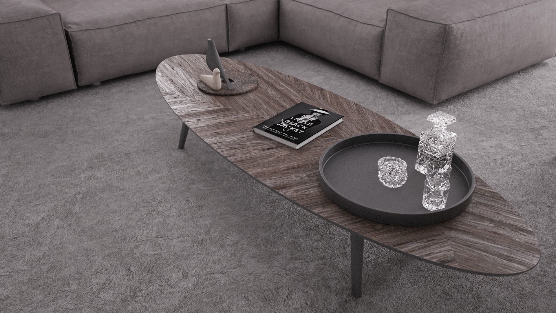 Simple Interior 2 - Vray Render 3D model_6