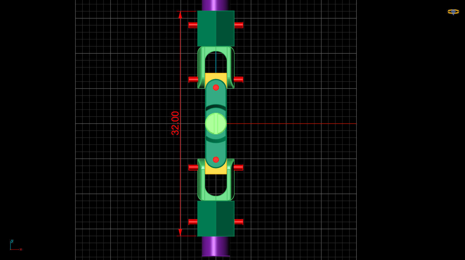 4mm thick link 3D print model_7