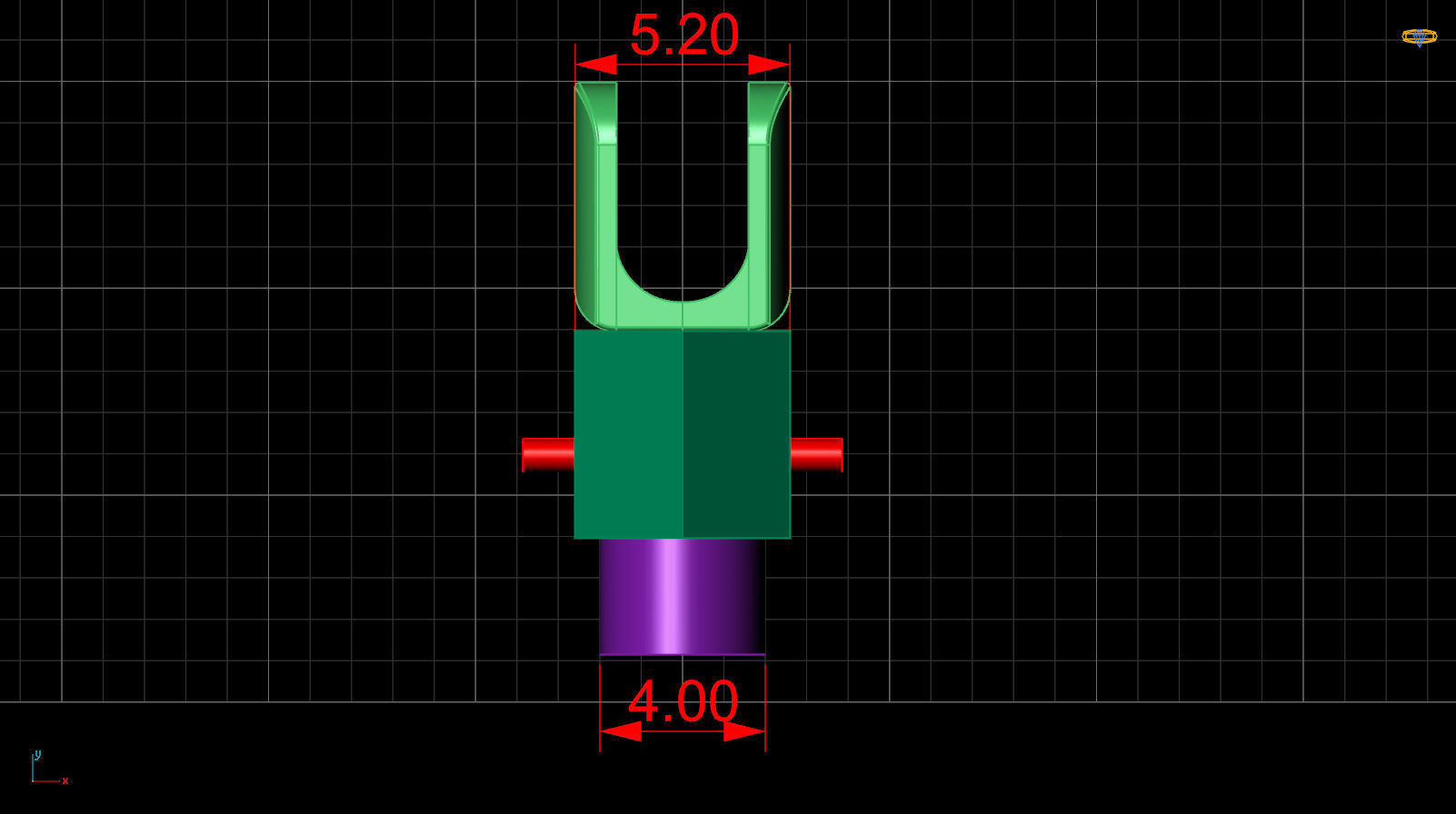 4mm thick link 3D print model_9