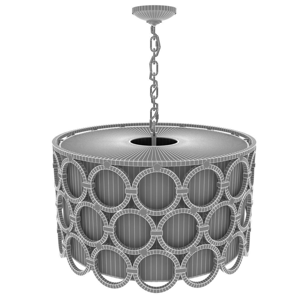 Visual Comfort Alexandra Pendant 3D model_5