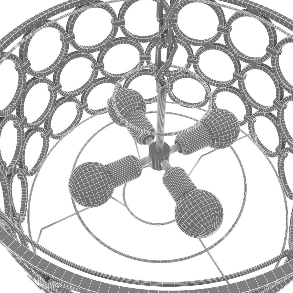 Visual Comfort Alexandra Pendant 3D model_9