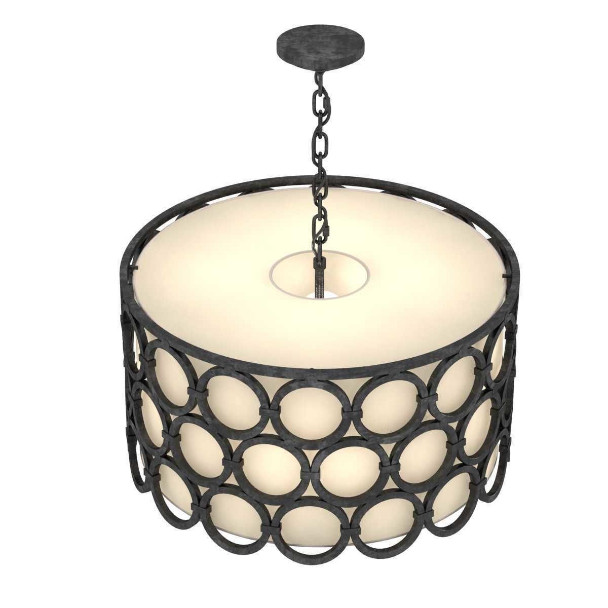 Visual Comfort Alexandra Pendant 3D model_3