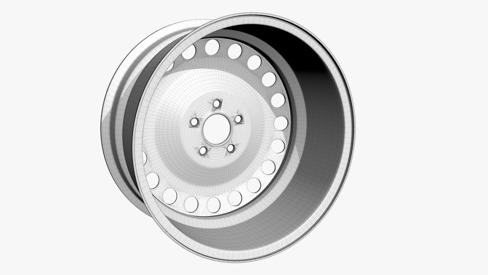 Rim Model wheel 3D model_11