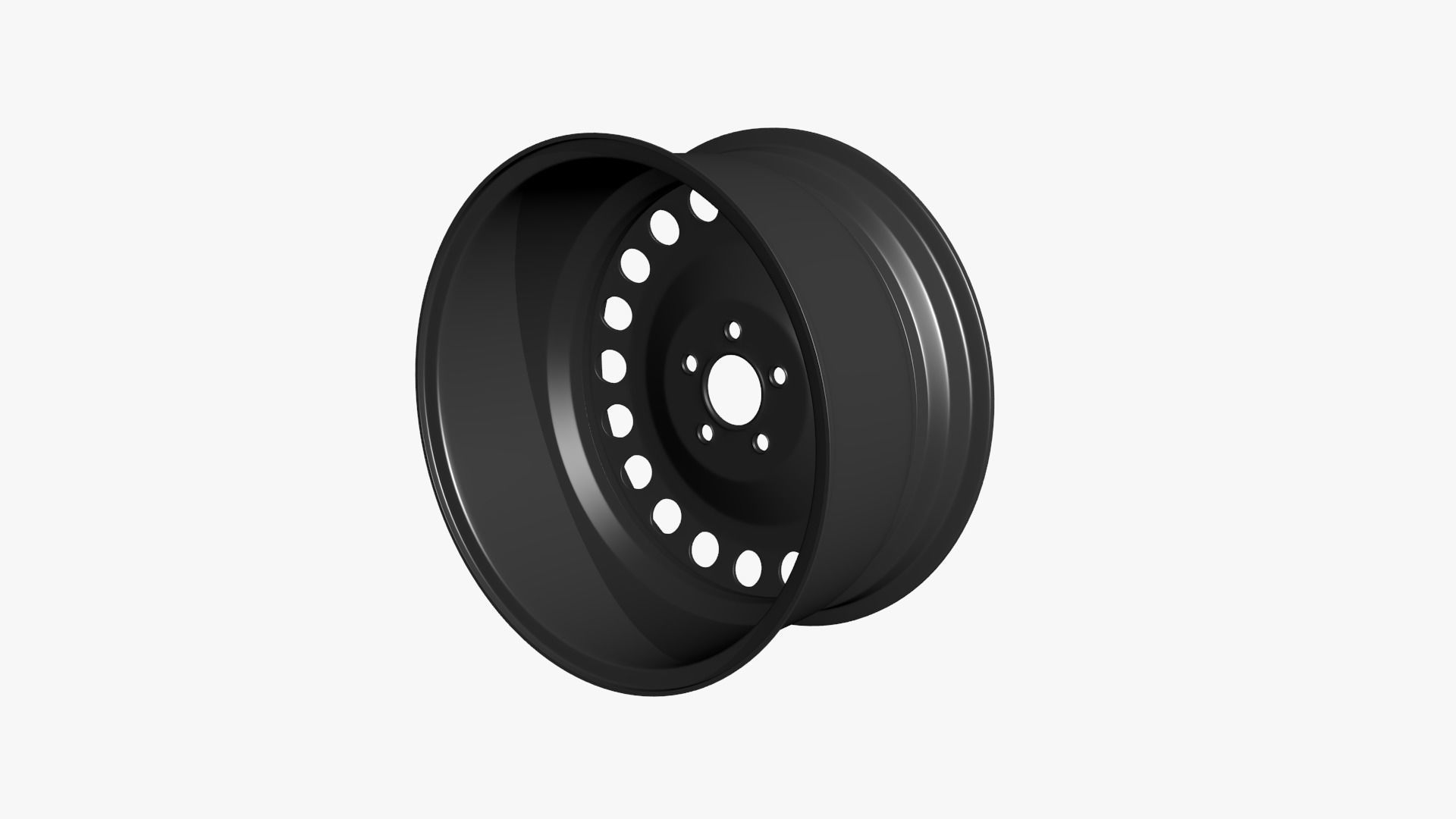 Rim Model wheel 3D model_4