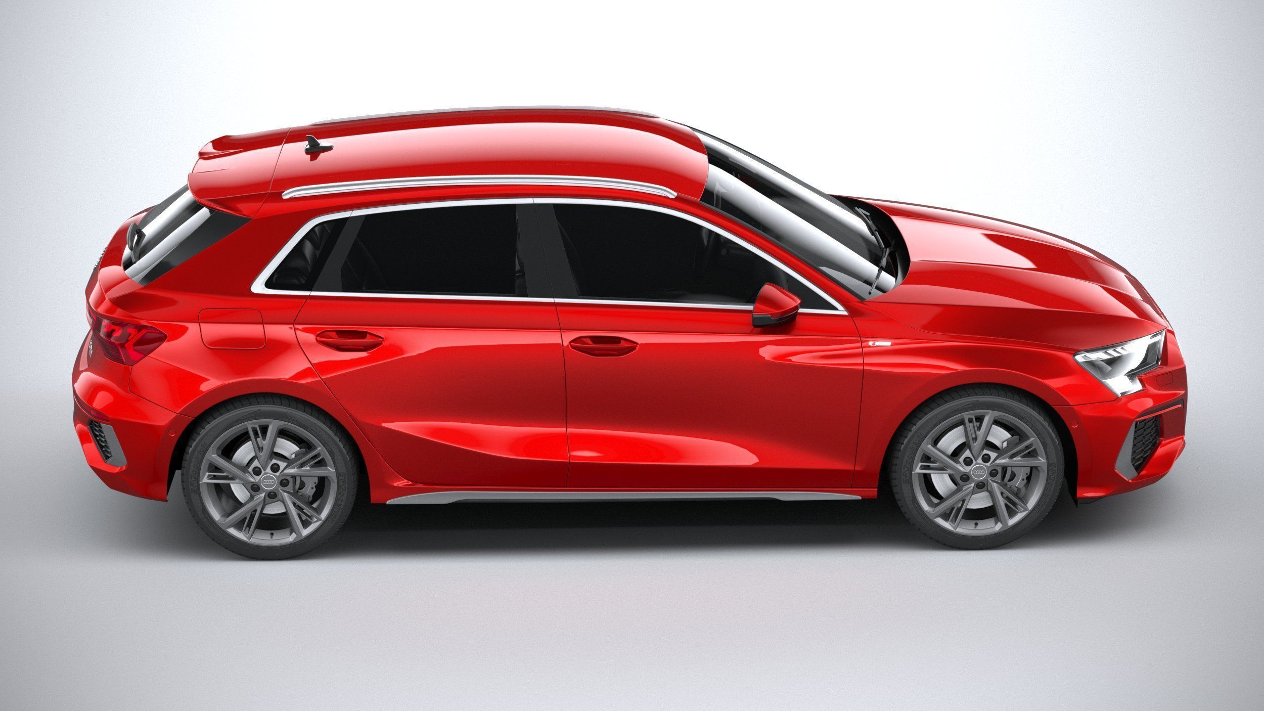 Audi A3 S-Line 2021 3D model_11