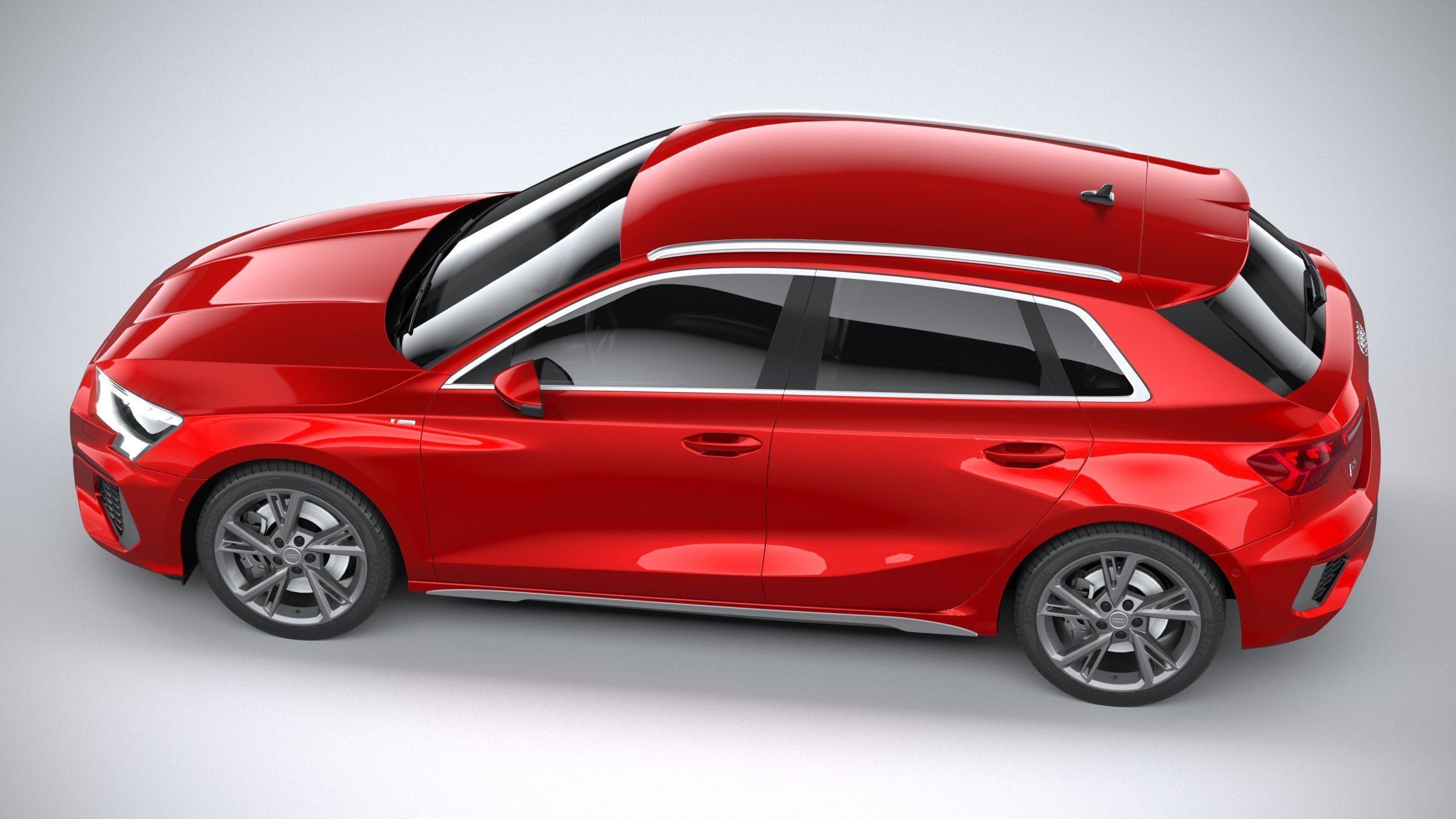 Audi A3 S-Line 2021 3D model_9