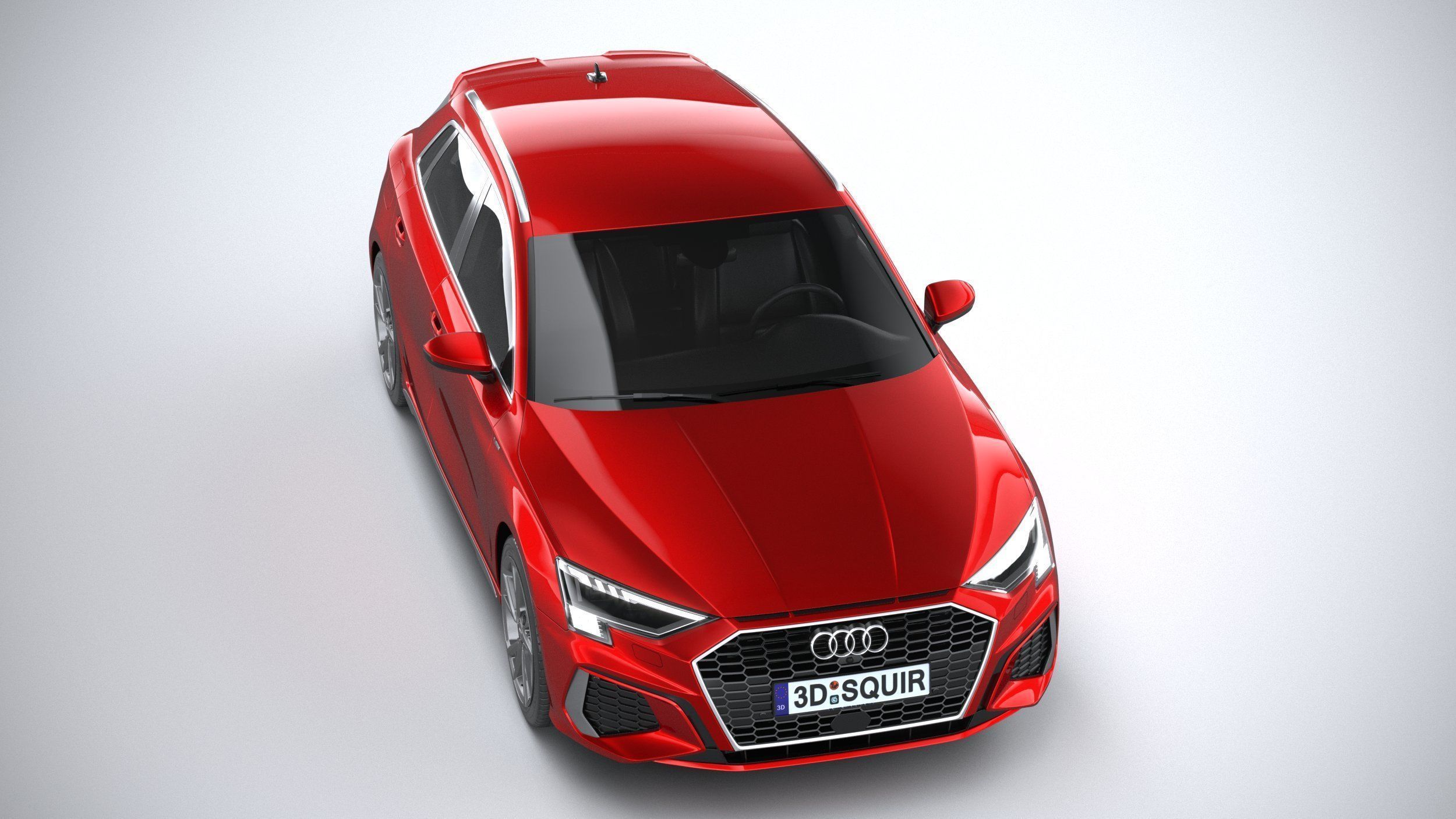 Audi A3 S-Line 2021 3D model_12