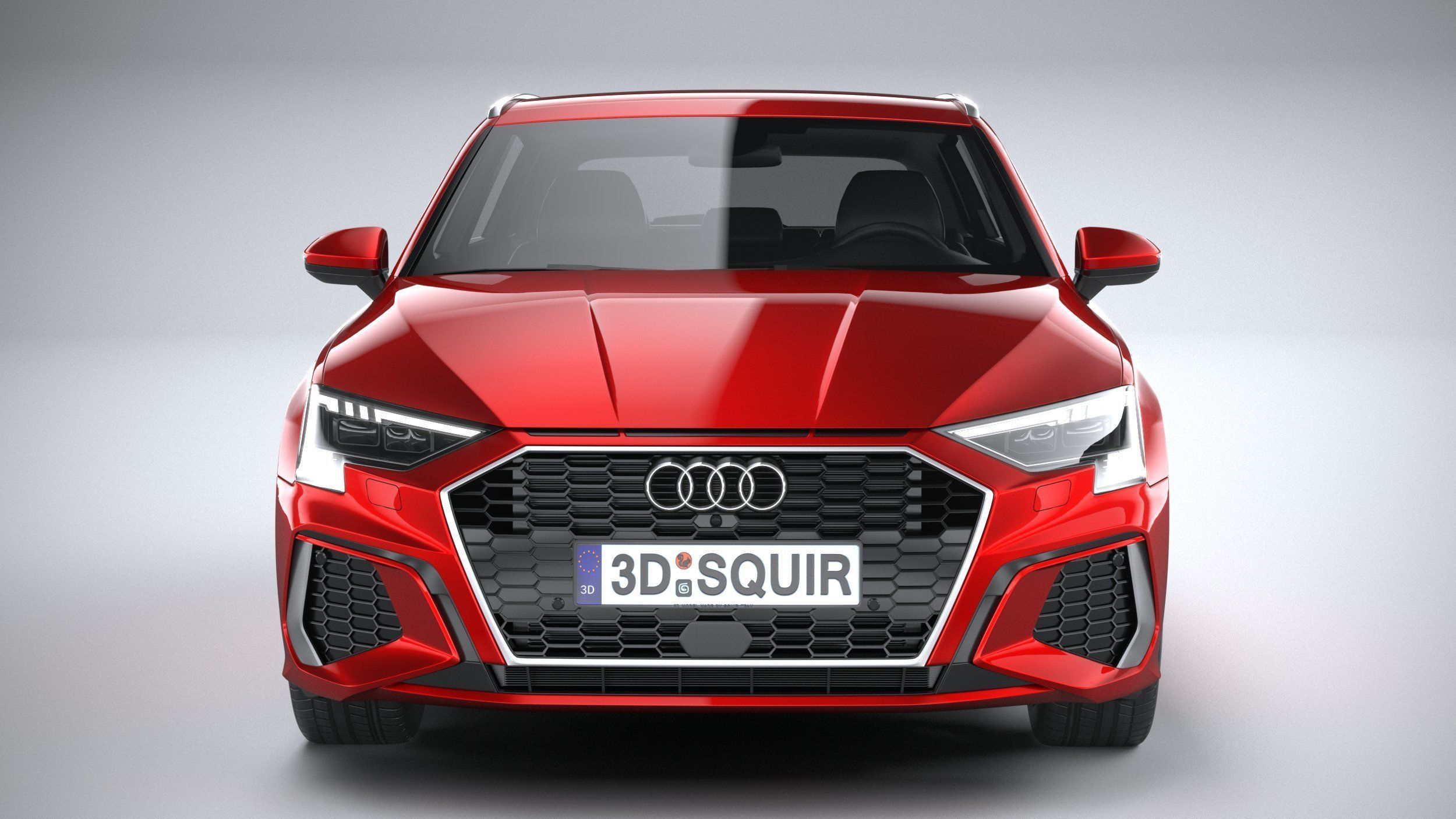 Audi A3 S-Line 2021 3D model_13