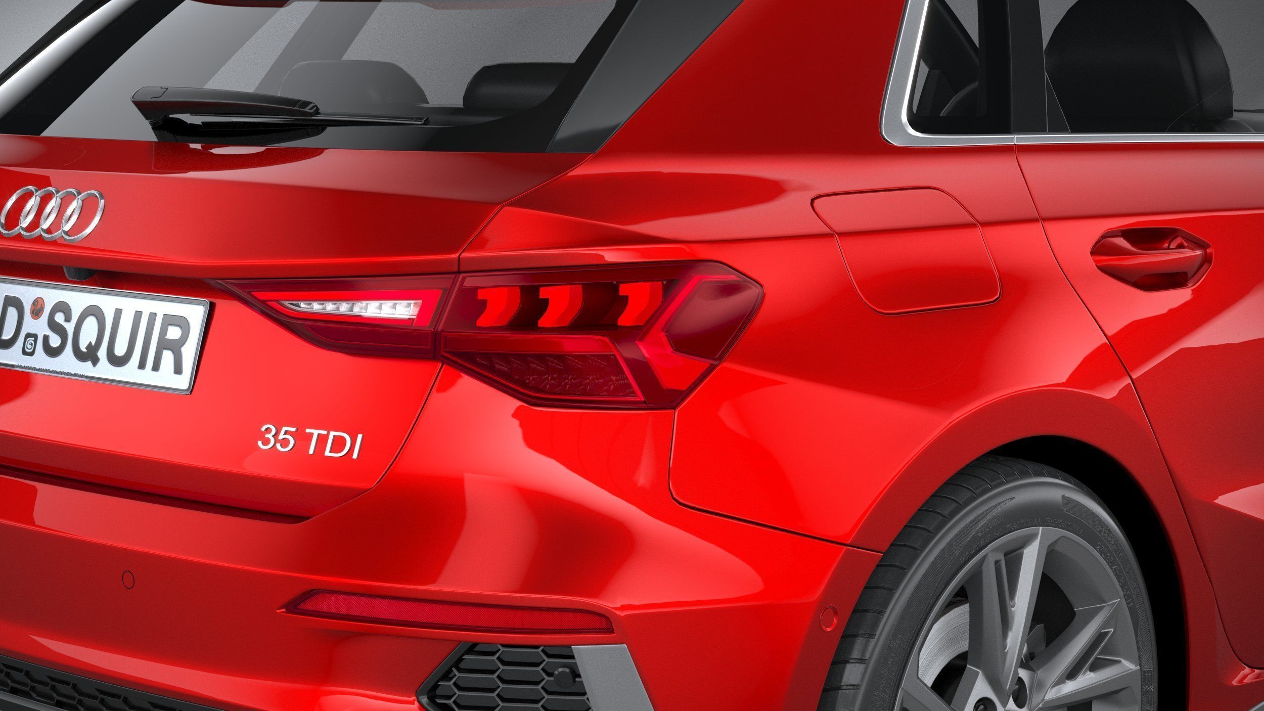 Audi A3 S-Line 2021 3D model_18