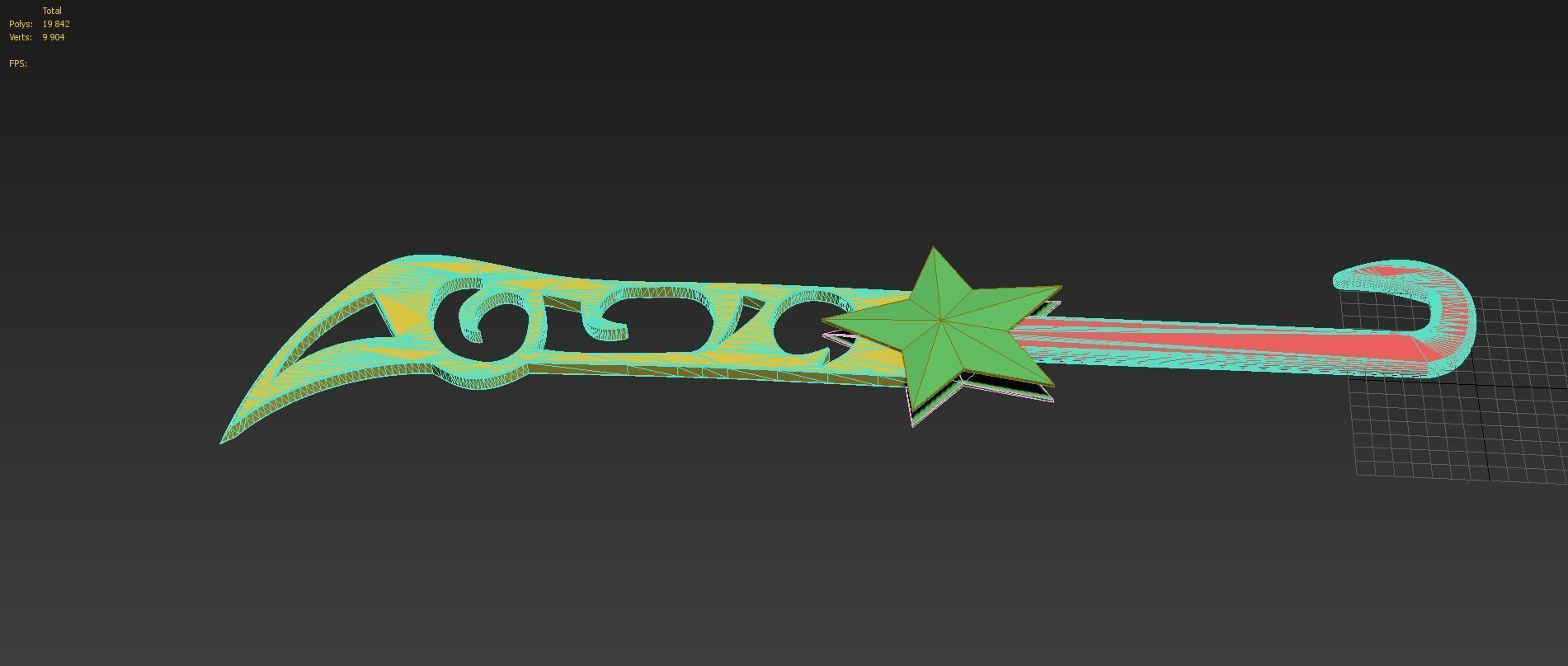 League Of Legends Katarina The Sinister Blade Two Dagger 3D print model_11