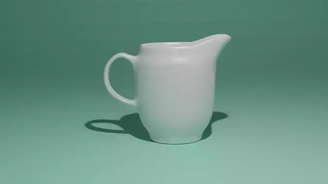 Milk pitcher 3D