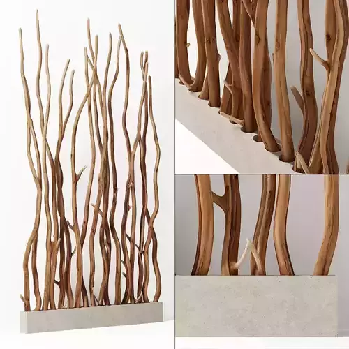 Branch folding screen decor n1