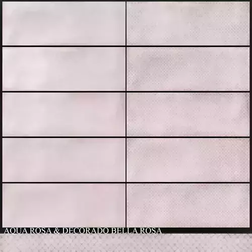 Keros Aqua Rosa And Decorado Bella Rosa