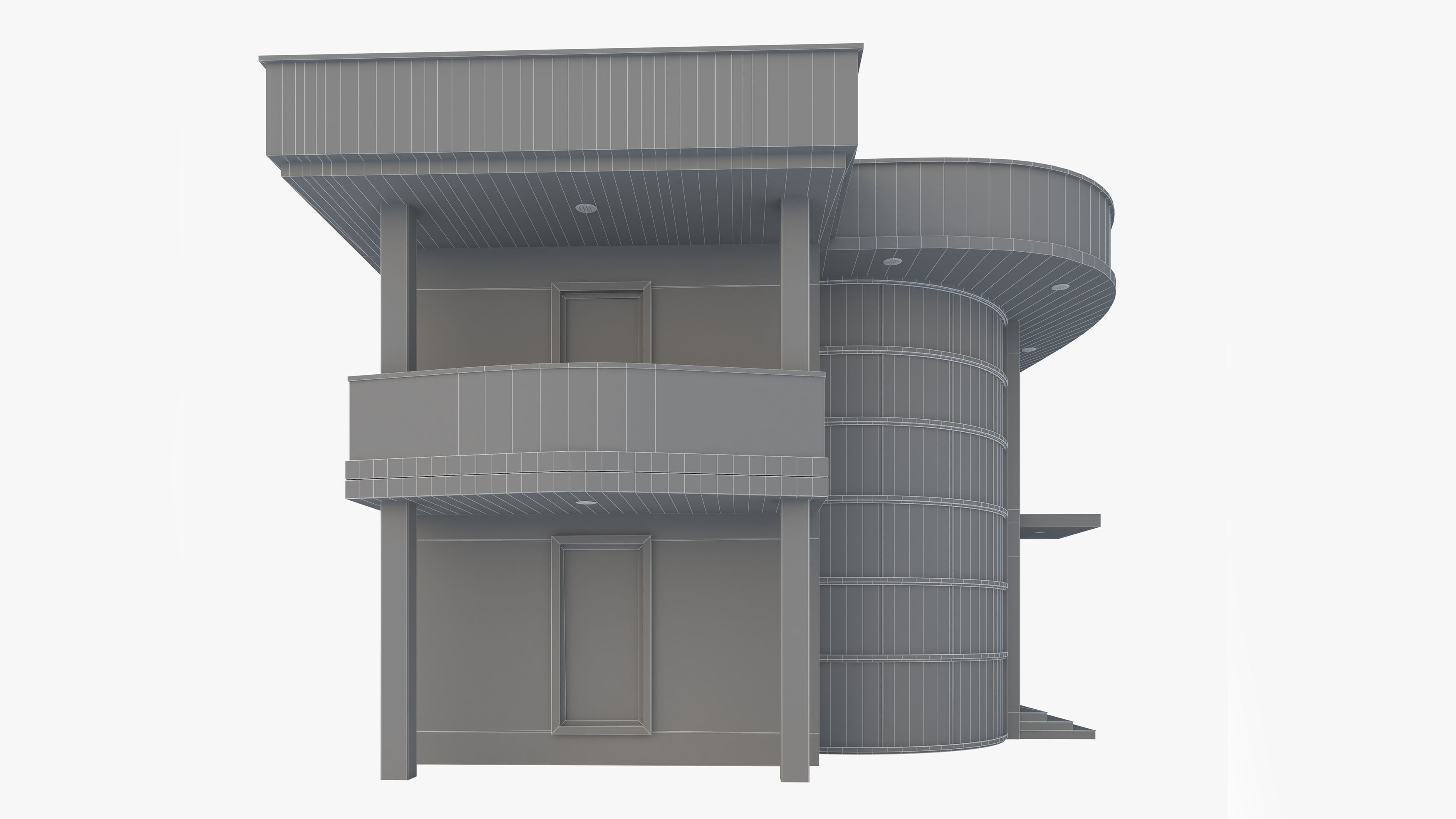 Modern Villa 3D model_13