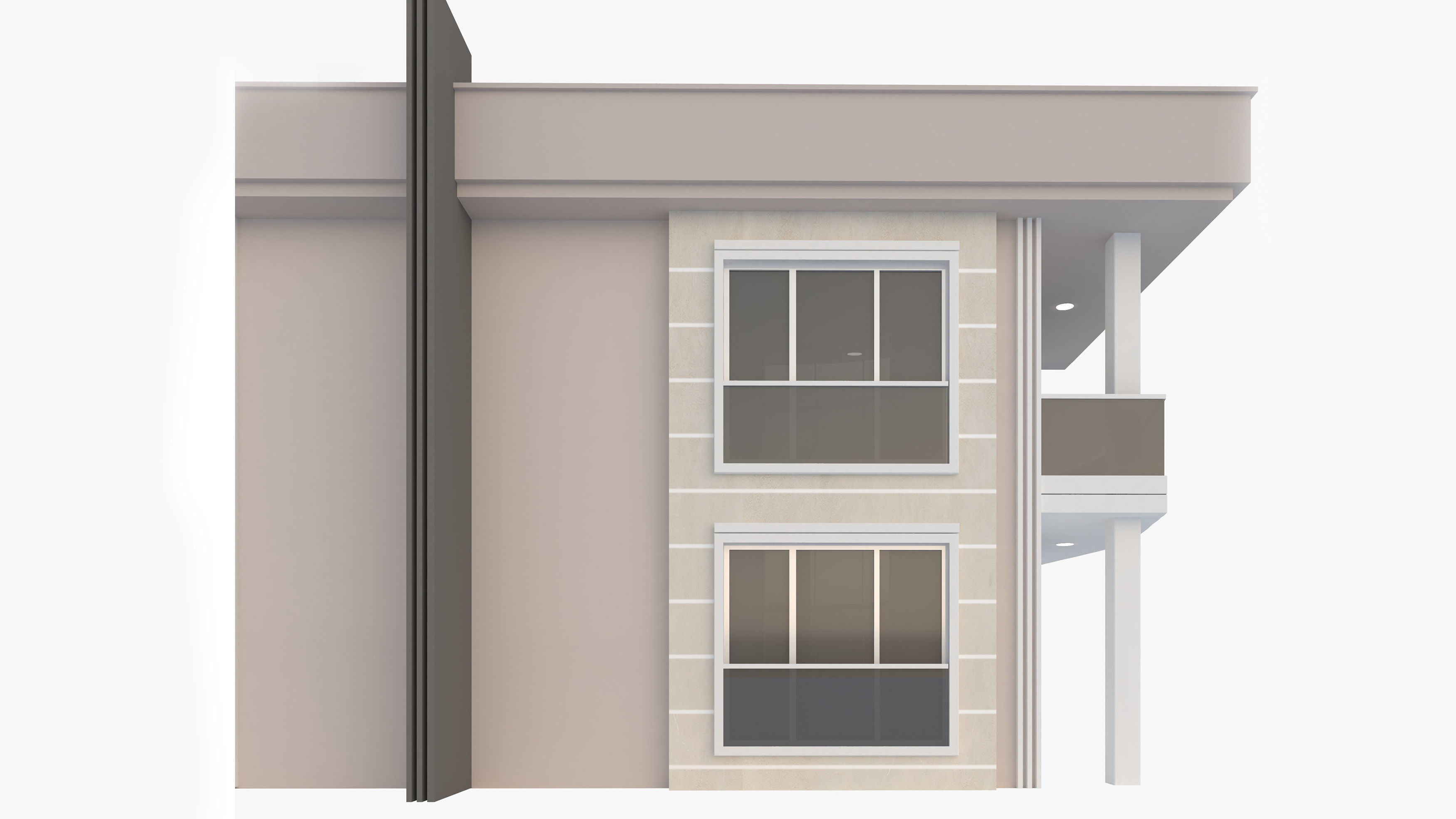 Modern Villa 3D model_1