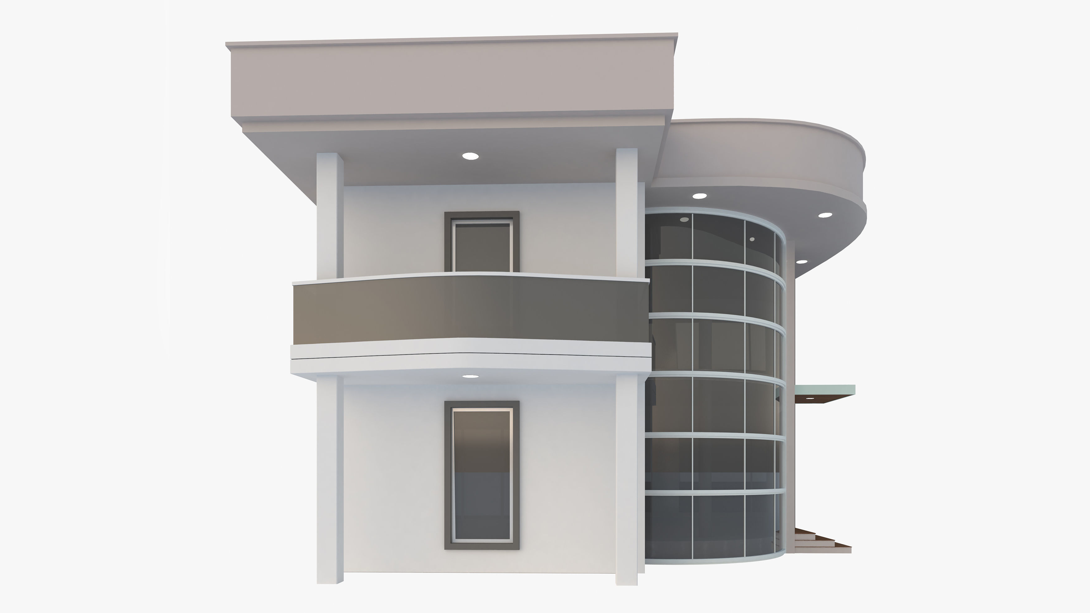 Modern Villa 3D model_12