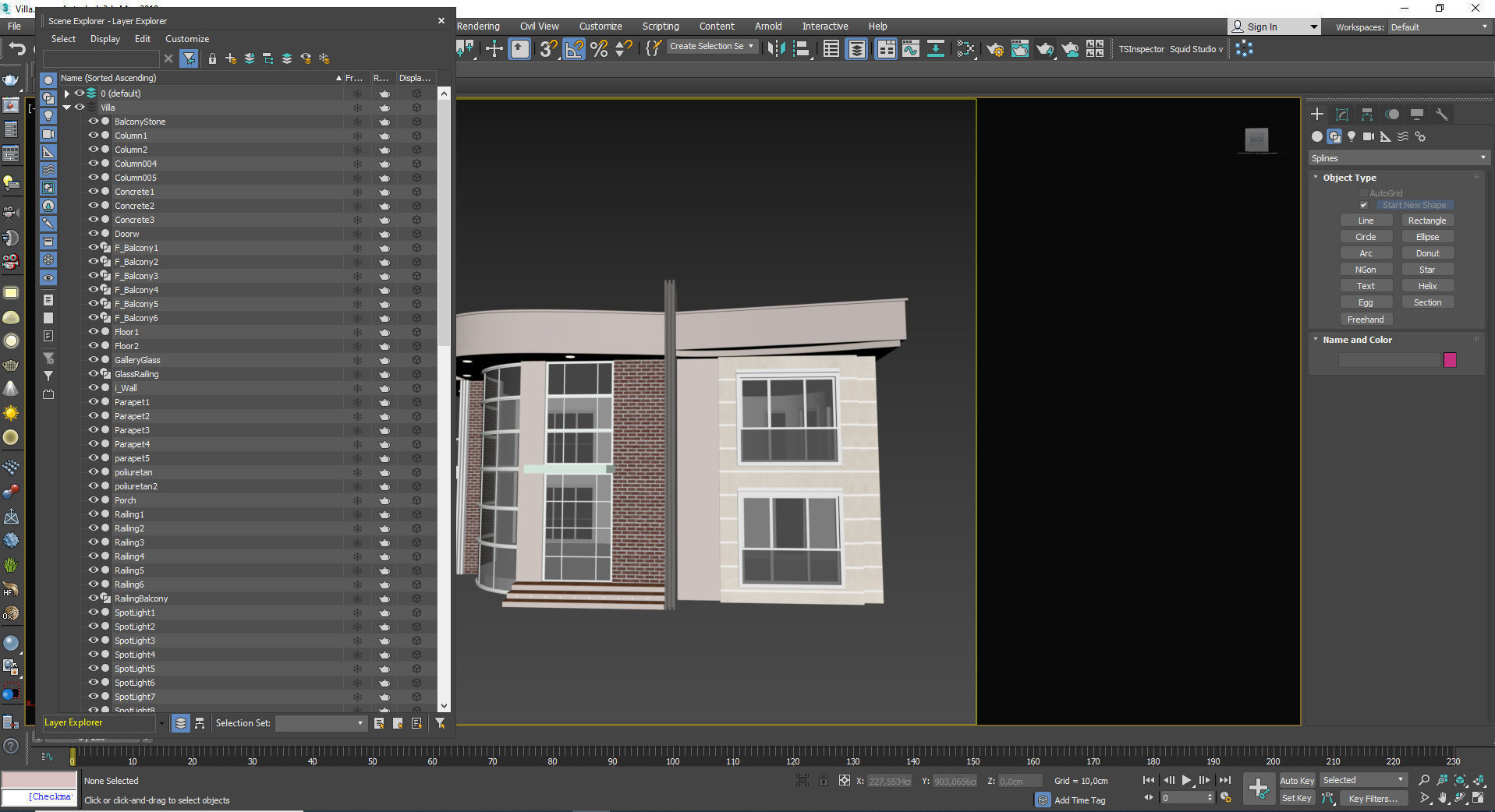 Modern Villa 3D model_17