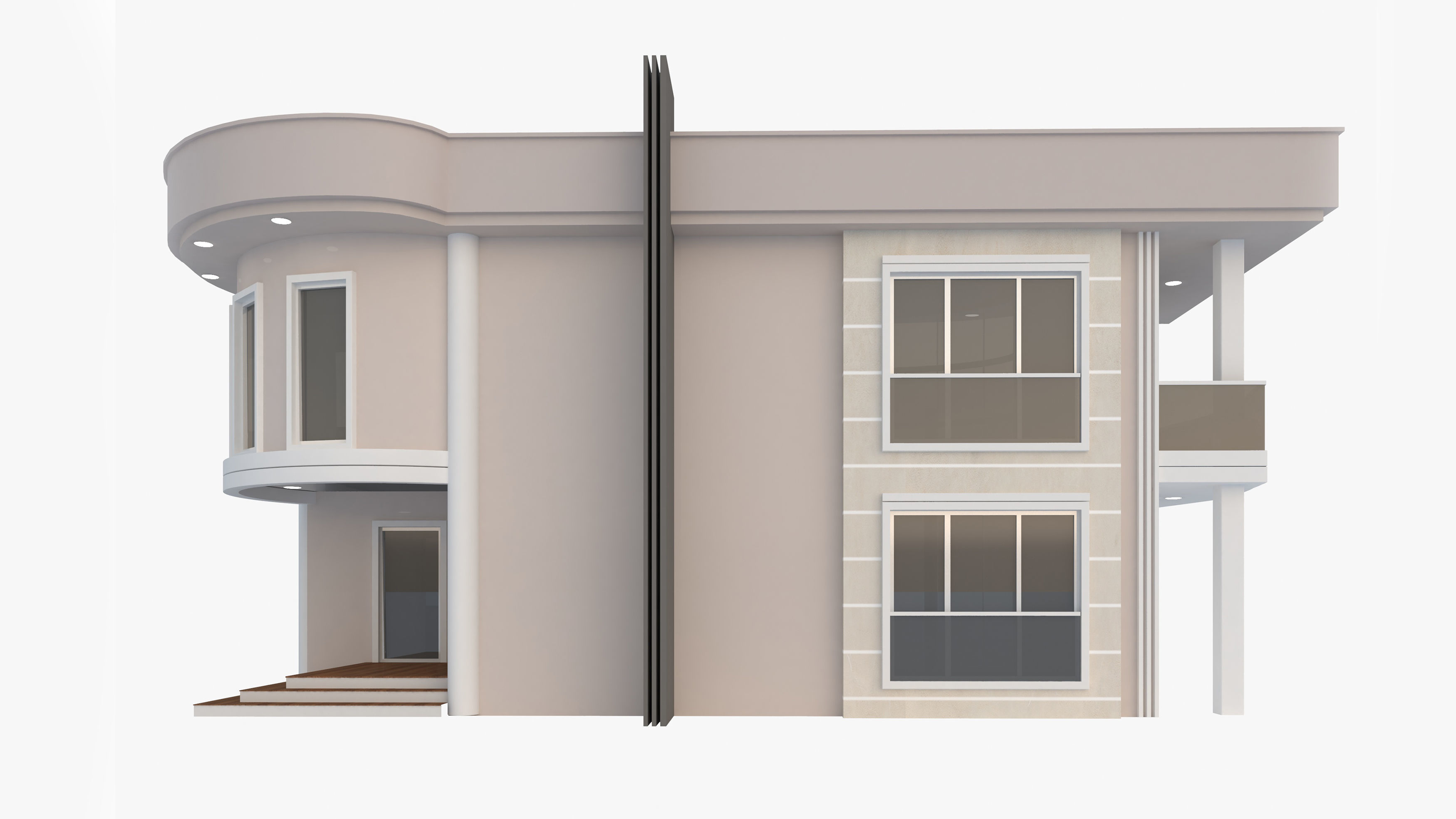 Modern Villa 3D model_10