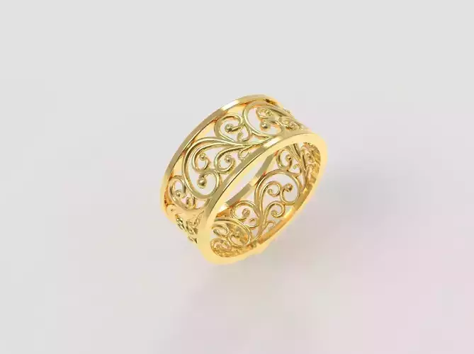 Openwork ring