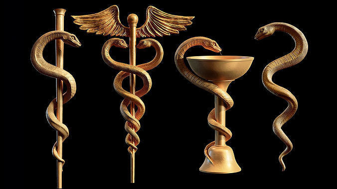 Medical symbol 4 models collection 