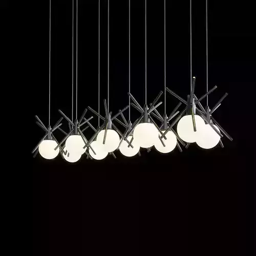 Beale 10 Light Pendant 3D model