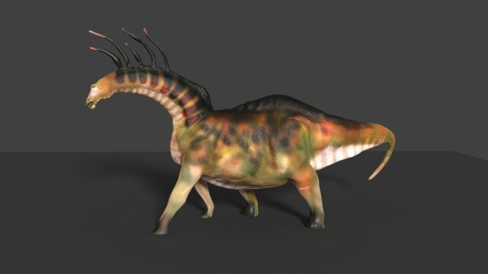 bajadasaurus dinosaur 3D model_3
